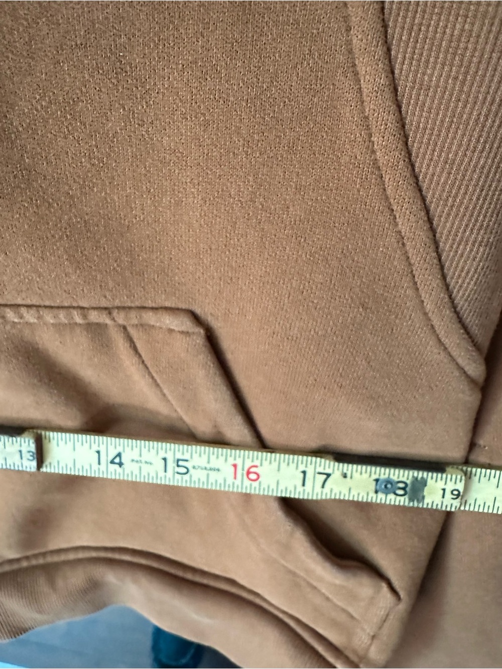 lululemon athletica Rust Brown Half-Zip Hooded Pullover - Picture 7 of 7
